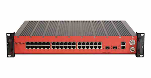 A rugged Commercial Off The Shelf (COTS) 36 port Gigabit Ethernet switch