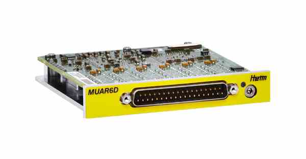The MUAR6D module accepts 6 independent, direct coupled, dual-redundant MIL-STD-1553B busses.
